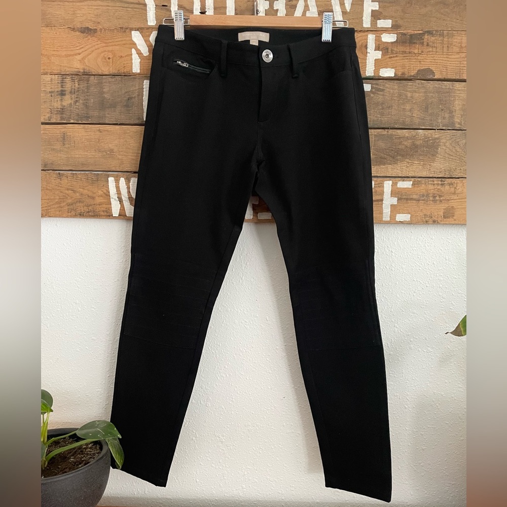 Banana Republic Black Moto Sloan Dress Pant